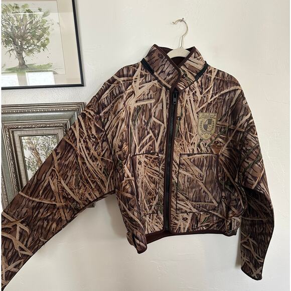 mossy oak hunting jacket Neoprene Xl Excellent Condition Camo Mens Insulation - Picture 3 of 7